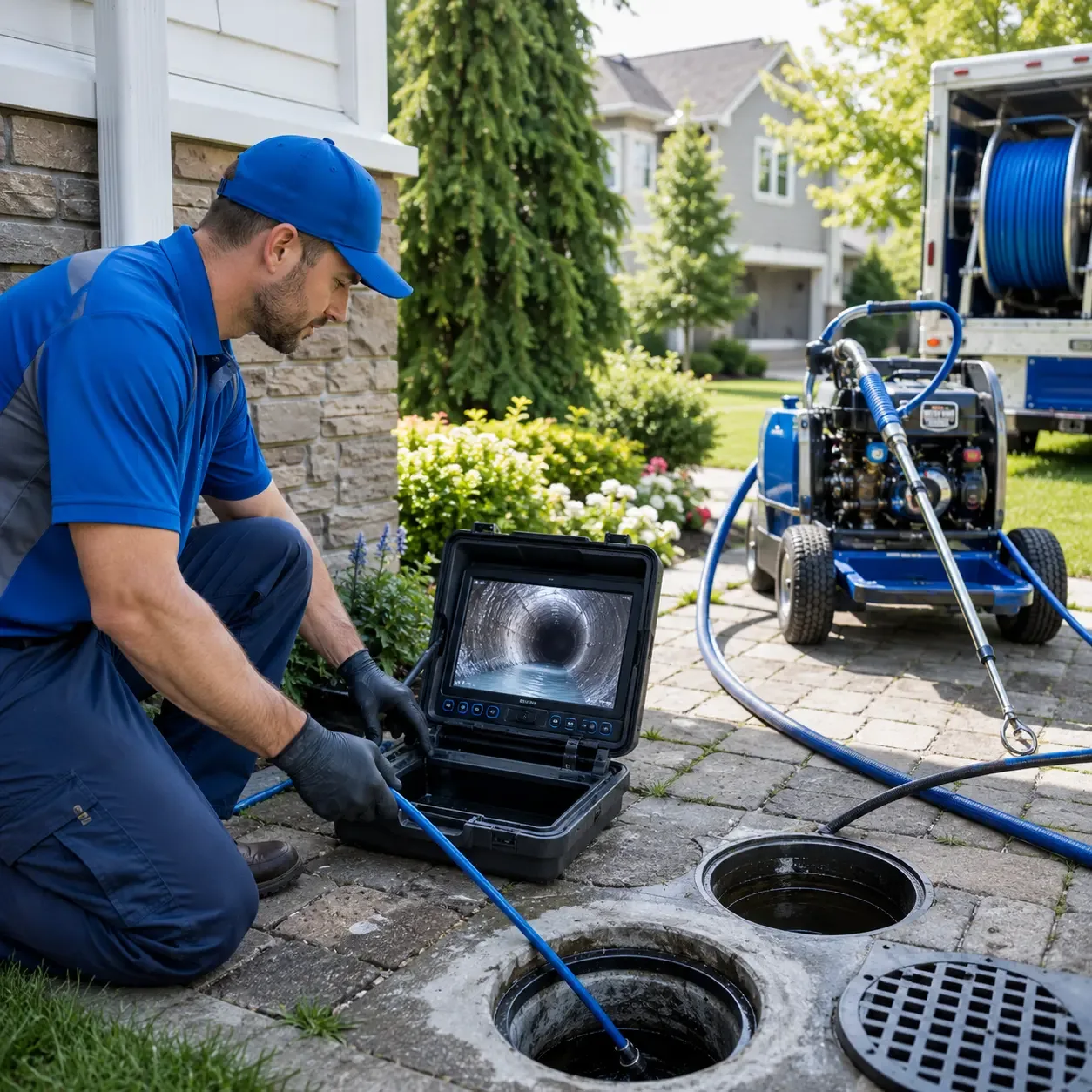 Outdoor drain cleaning professionals serving Colesburg, IA